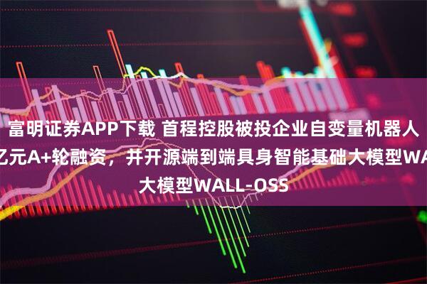富明证券APP下载 首程控股被投企业自变量机器人获近10亿元A+轮融资，并开源端到端具身智能基础大模型WALL-OSS