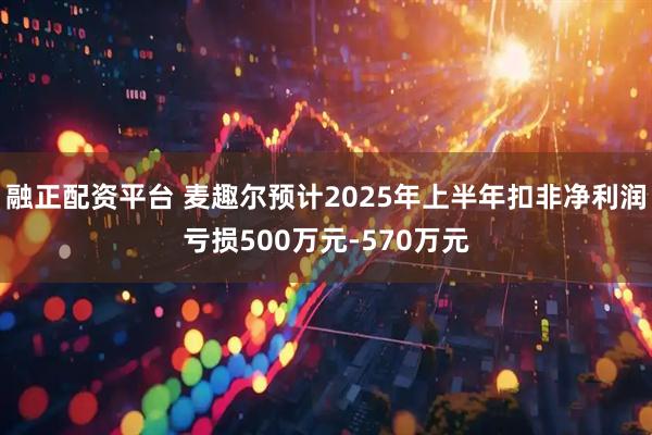 融正配资平台 麦趣尔预计2025年上半年扣非净利润亏损500万元-570万元